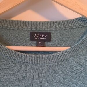 J. Crew Men's Cashmere Crewneck Sweater - Sage